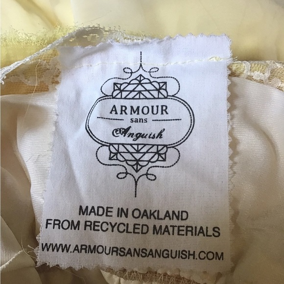 Amour Sans Anguish Patchwork Cami Dress Boho Upcycled Handmade Festival Style - Picture 6 of 7